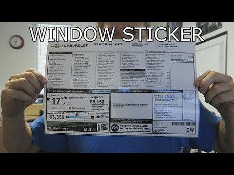 How Do I Get Original Gm Window Sticker