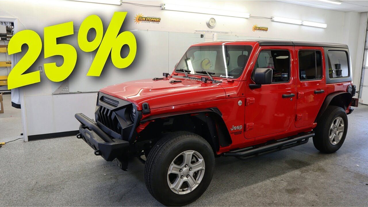 How Much Does It Cost to Tint a Jeep Wrangler