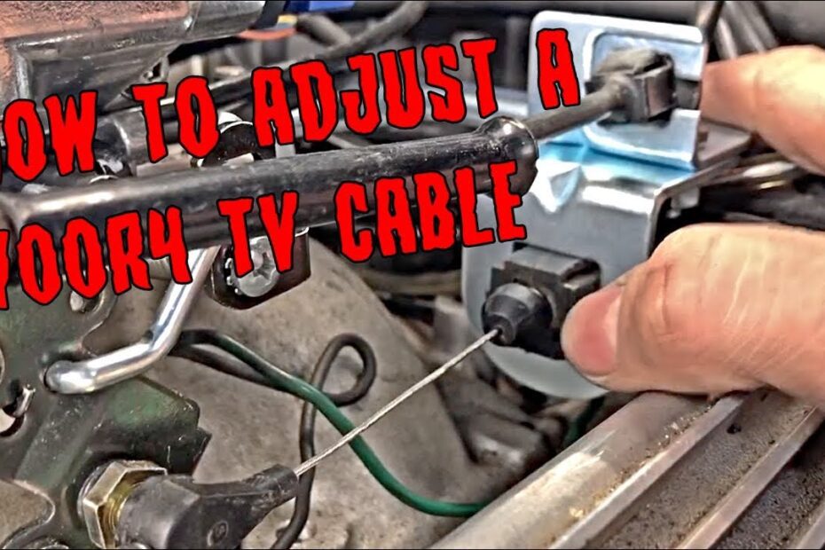 How to Adjust 700R4 Tv Cable