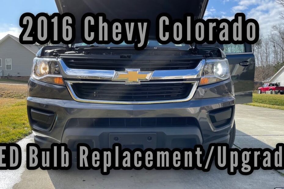 How to Change Headlight Bulb 2016 Chevy Colorado