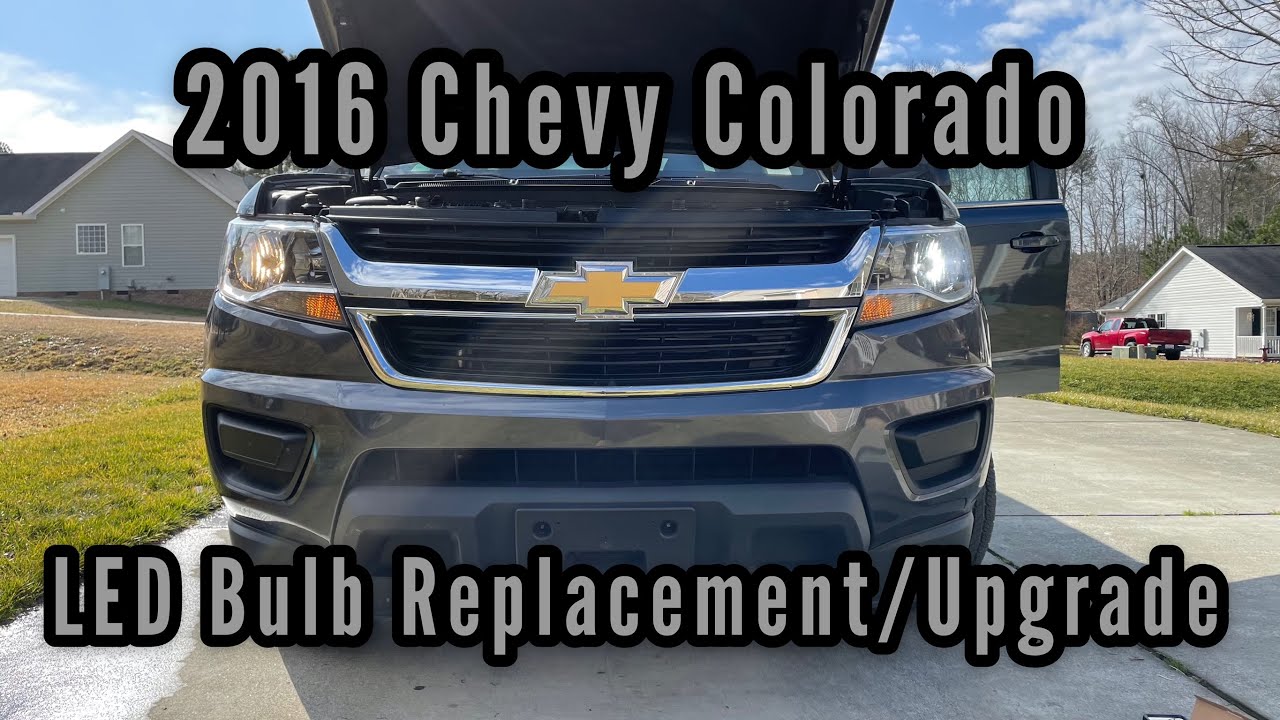 How to Change Headlight Bulb 2016 Chevy Colorado