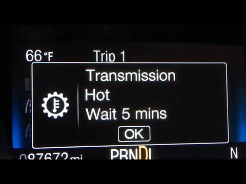 How to Fix Ford Focus Transmission Hot Wait 5 Minutes