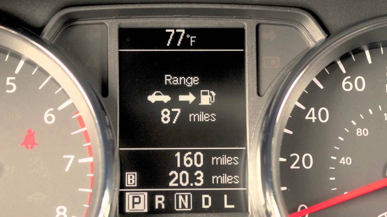 How to Reset Distance to Empty Nissan Rogue
