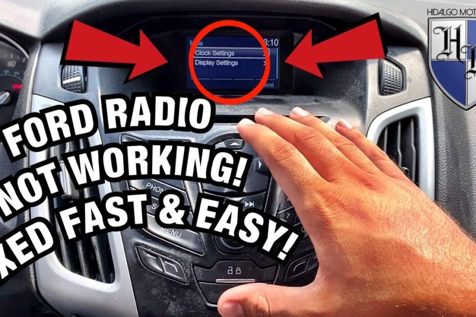 How to Reset Ford Focus Radio 2012