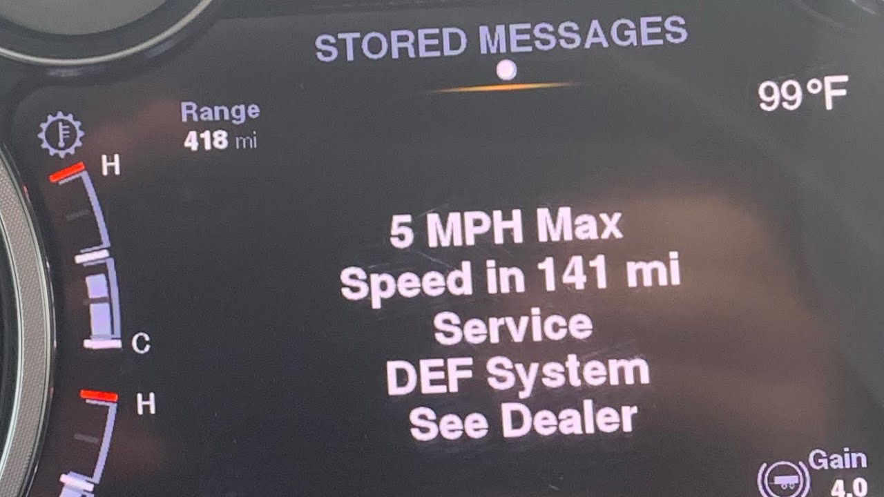 How to Service Def System on Dodge
