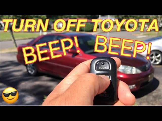 How to Turn off Beeping in Rav4