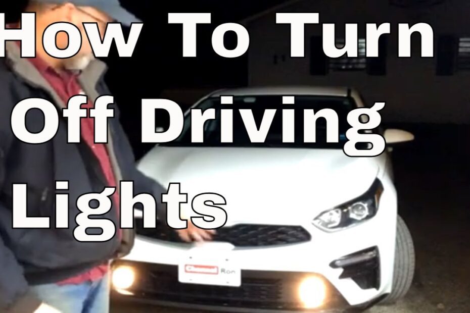 How to Turn off Daytime Running Lights Kia Forte