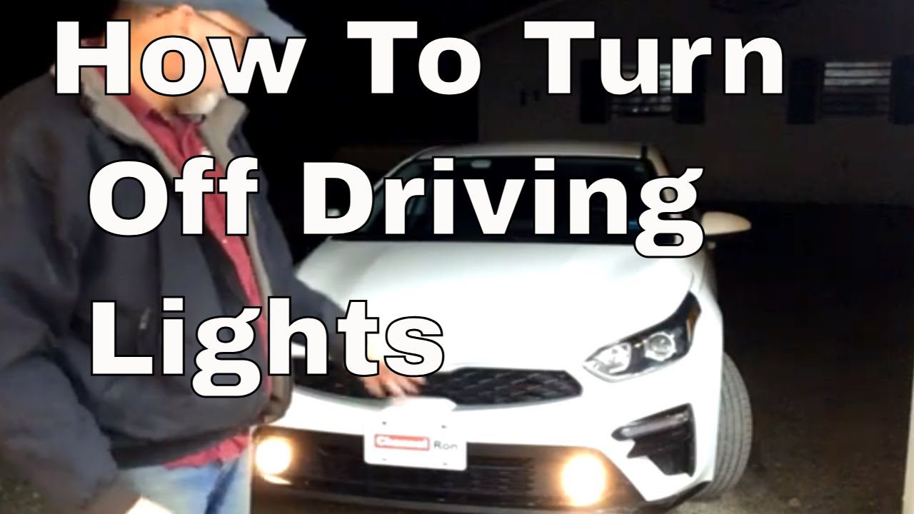 How to Turn off Daytime Running Lights Kia Forte