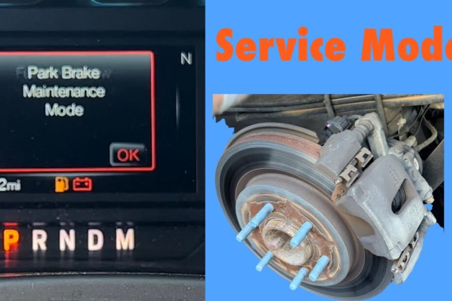 How to Turn off Park Brake Maintenance Mode F150