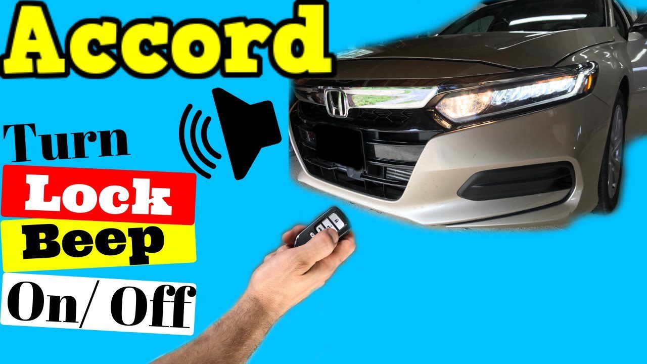 How to Turn on Horn When Locking Honda Accord