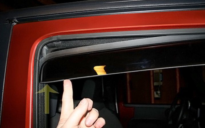 Are Tape on Or in Channel Window Deflectors Better?