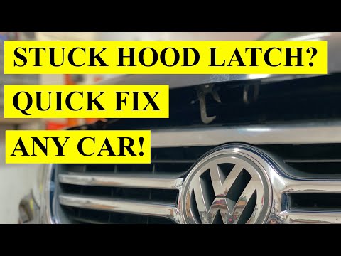 How to Open Vw Hood With Broken Latch