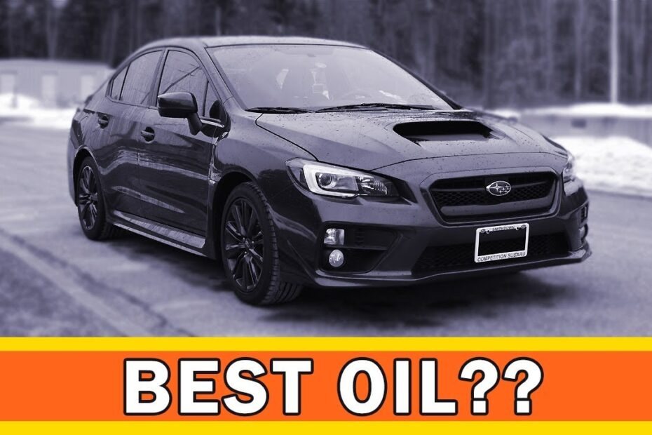 What Kind of Oil Does My 2016 Wrx Sti Take?