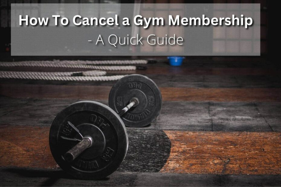 How to Cancel a Goodlife Membership
