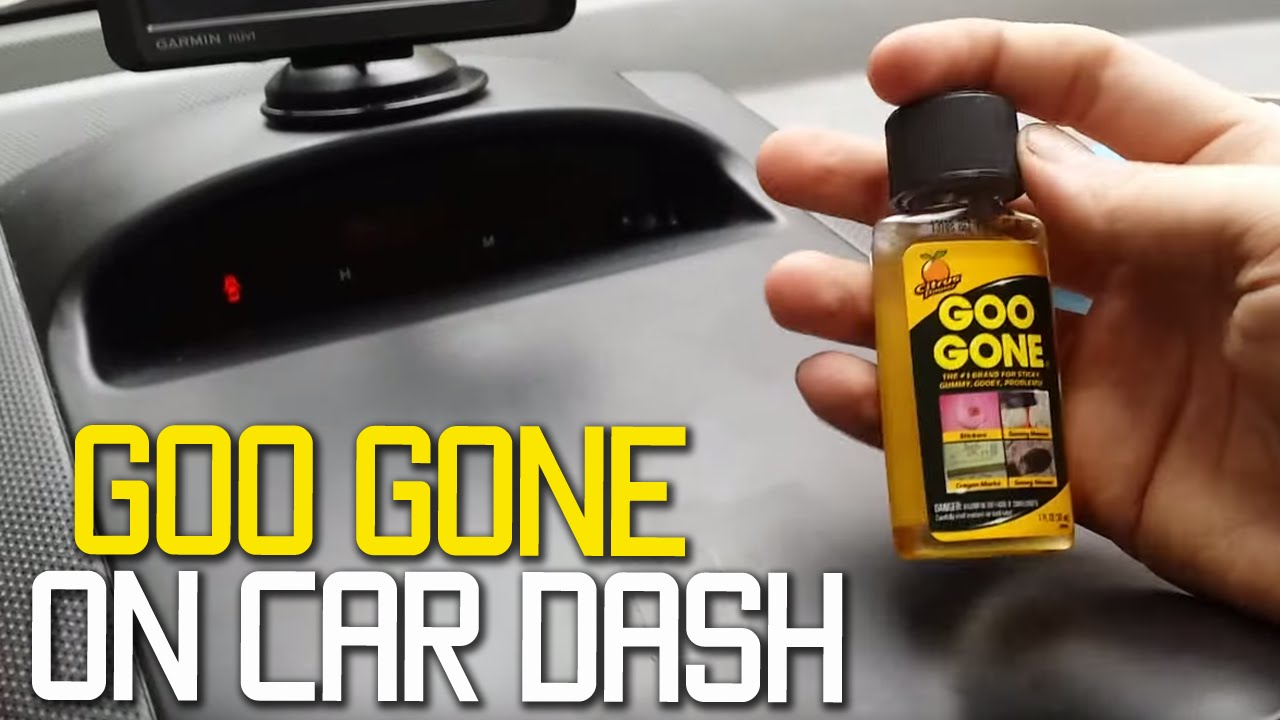 How to Remove Sticky Residue from Car Dash