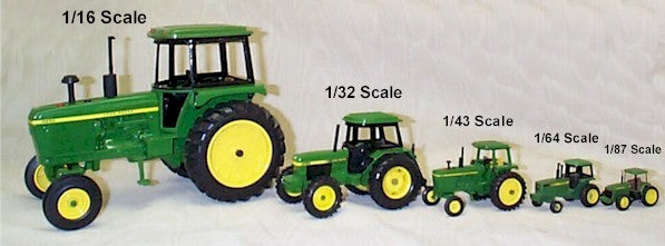 How Big is a 1 32 Scale Tractor