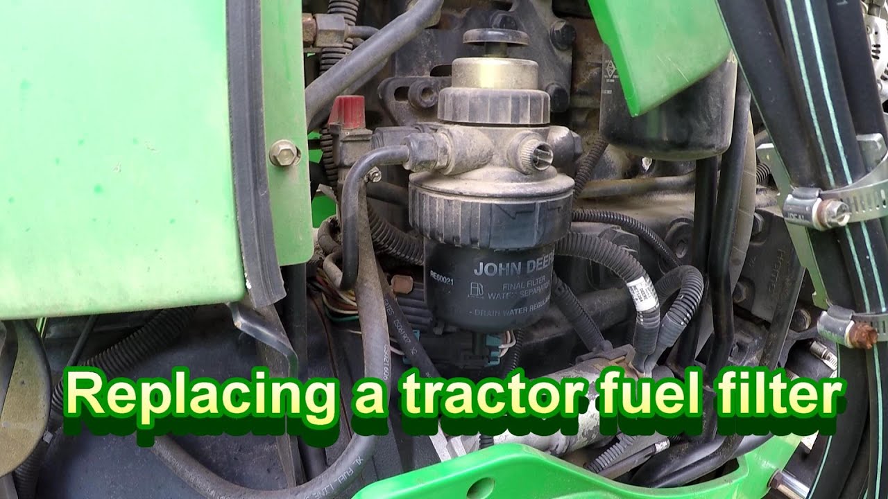 How to Change Fuel Filter on John Deere Tractor