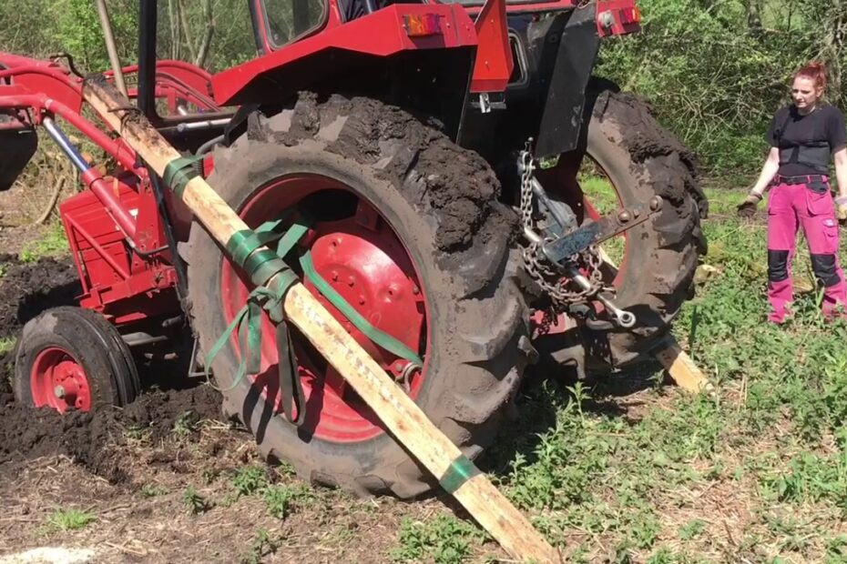 How to Get a Tractor Unstuck