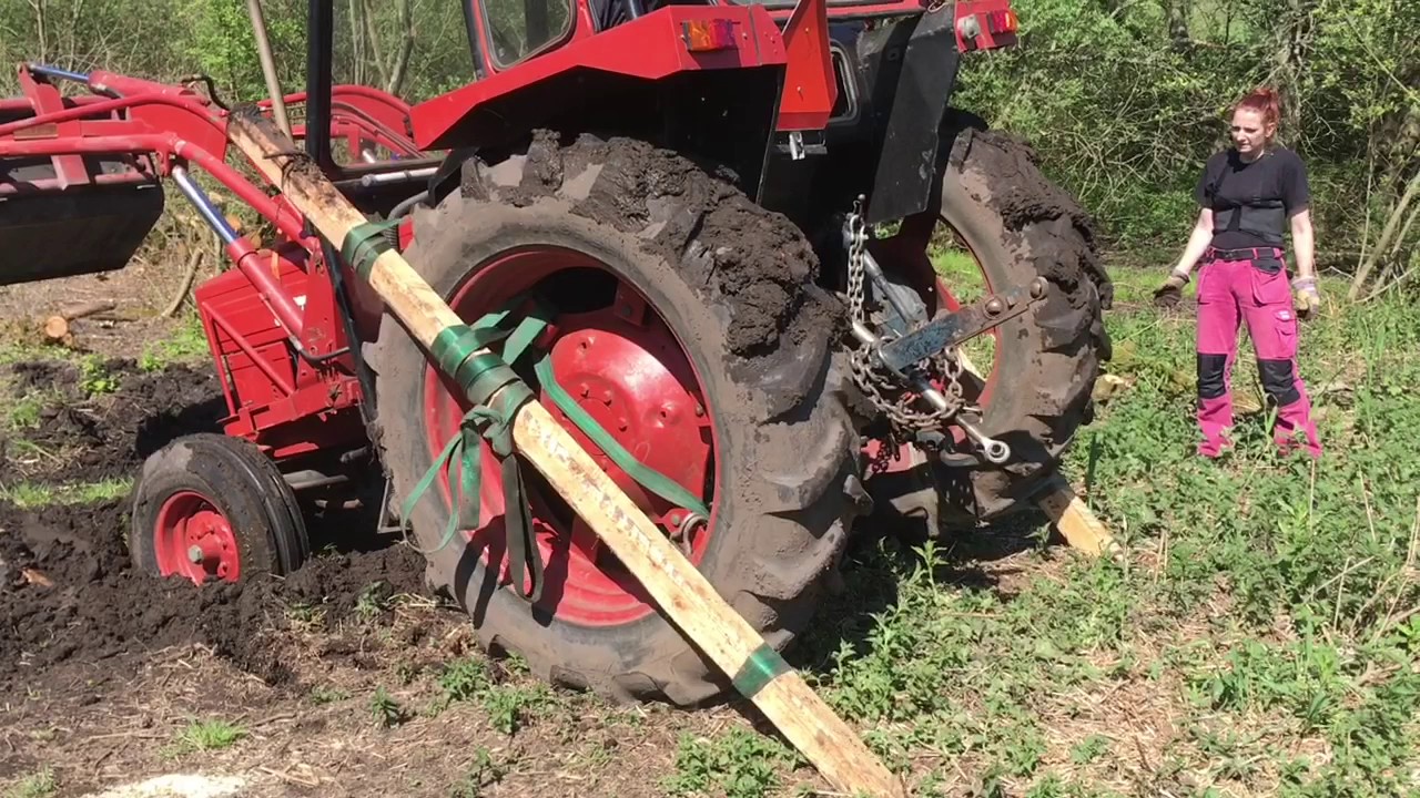 How to Get a Tractor Unstuck