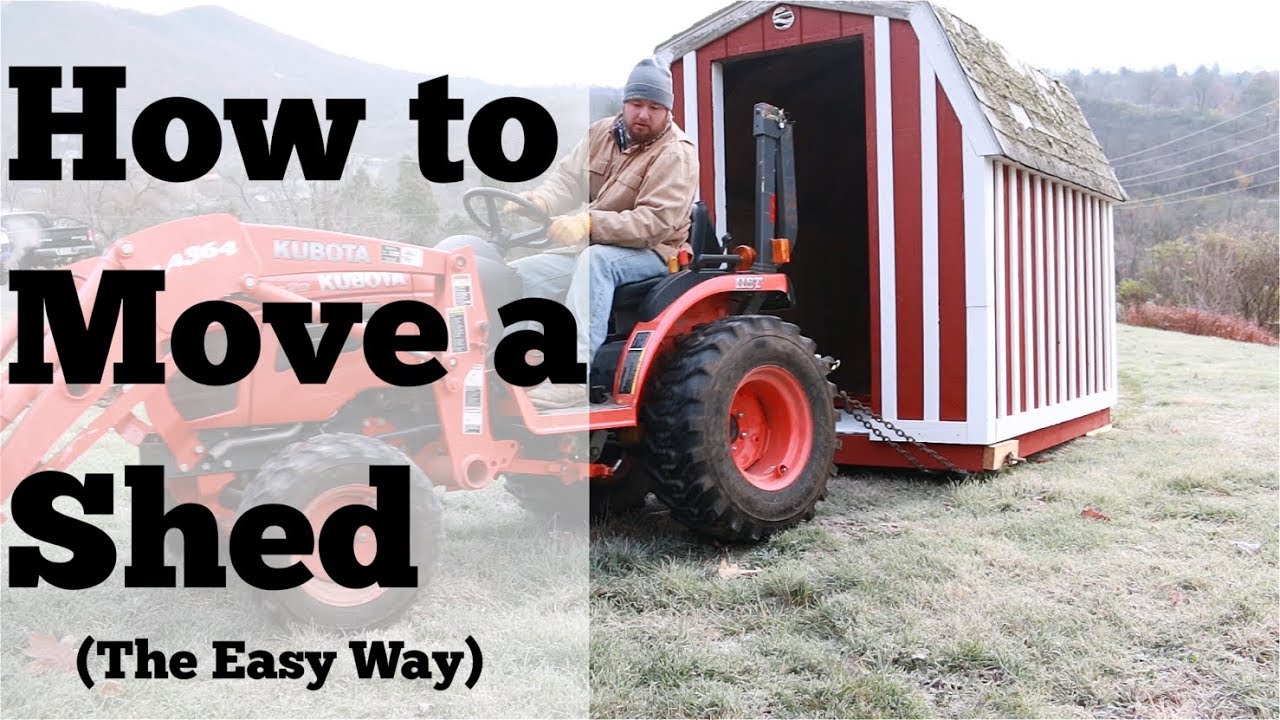 How to Move a Shed With a Tractor