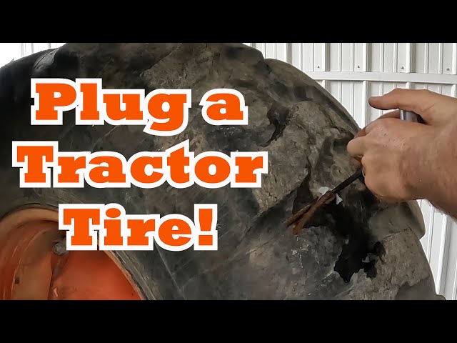 How to Plug a Tractor Tire
