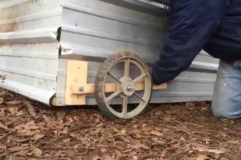 How to Put Wheels on a Chicken Tractor