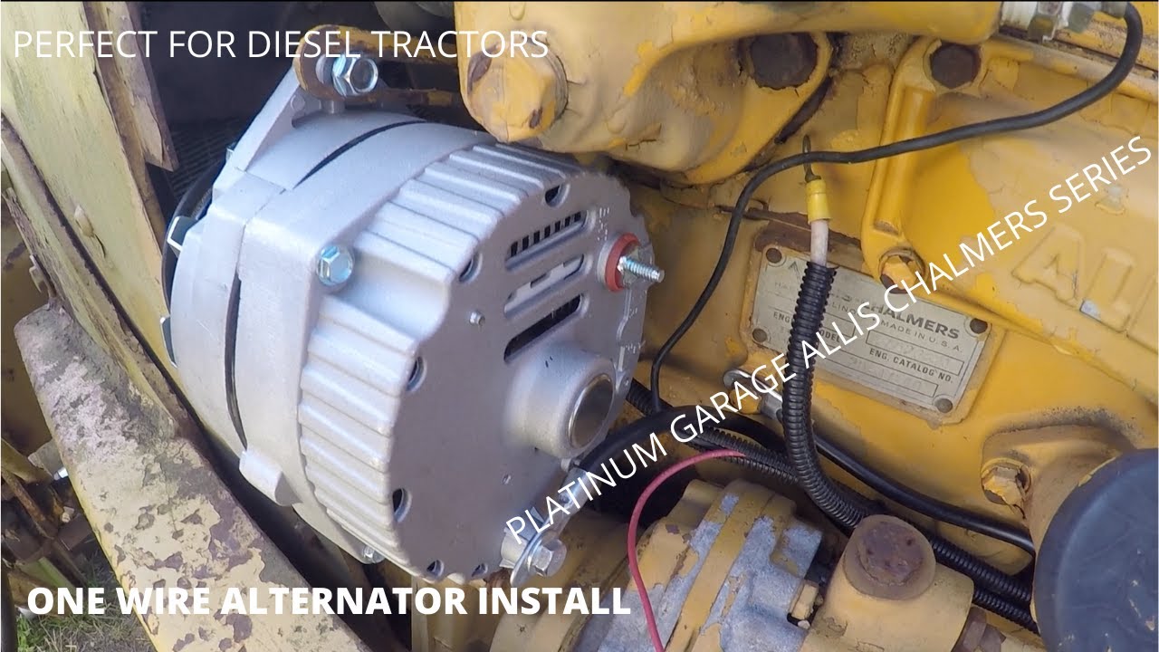 How to Wire a One Wire Alternator on a Tractor